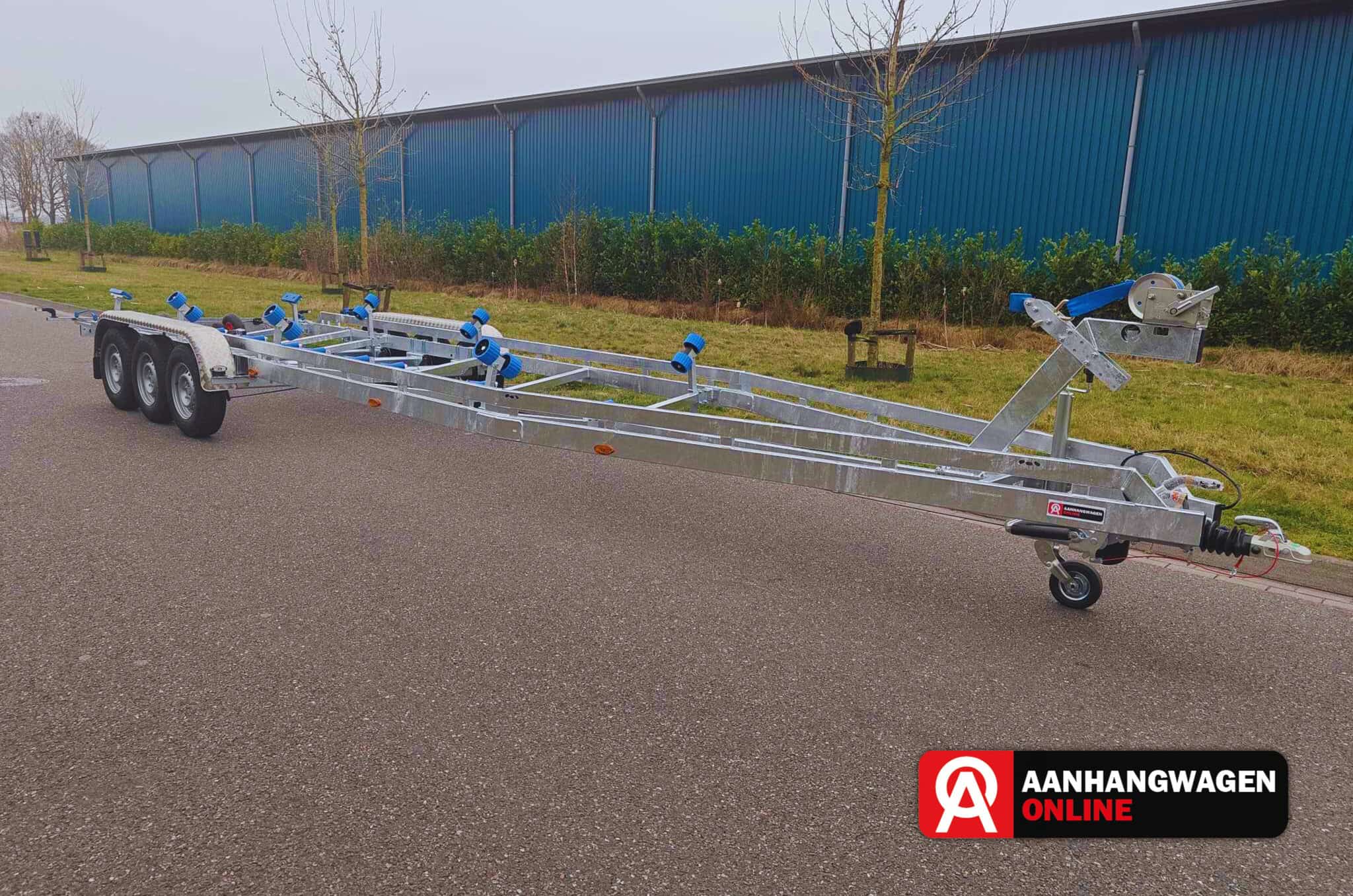 Vlemmix Boottrailer – 9,2 meter, 3x1800 kg